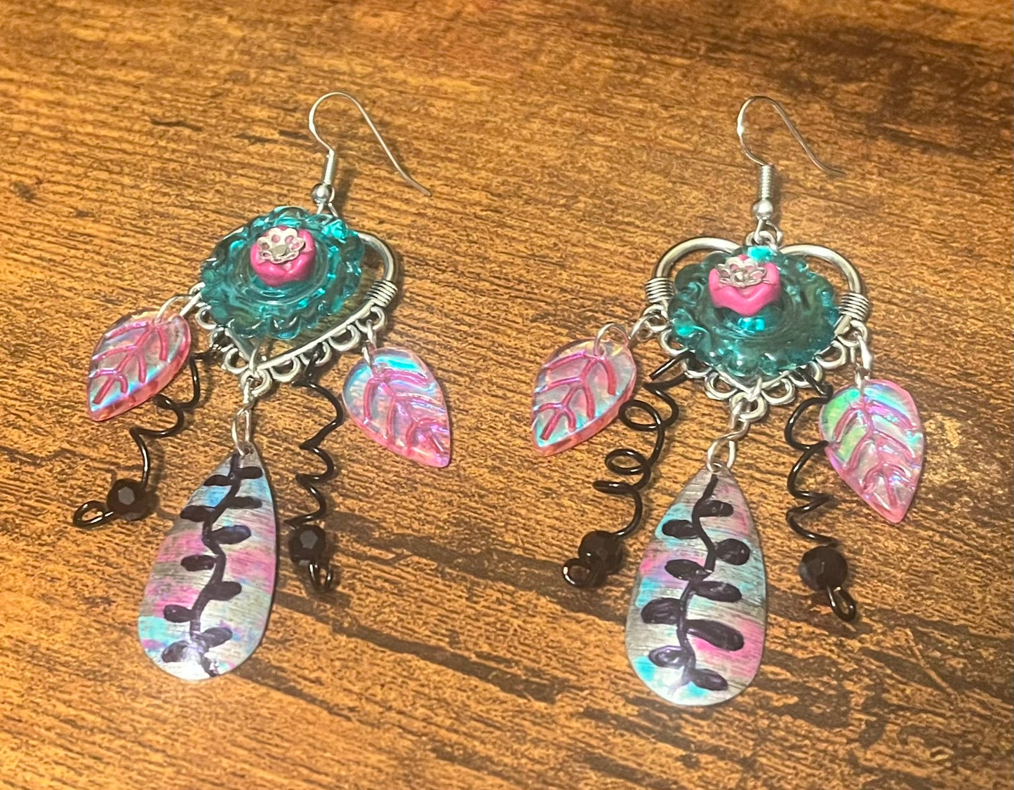 Floral Dream Catchers Ear Art