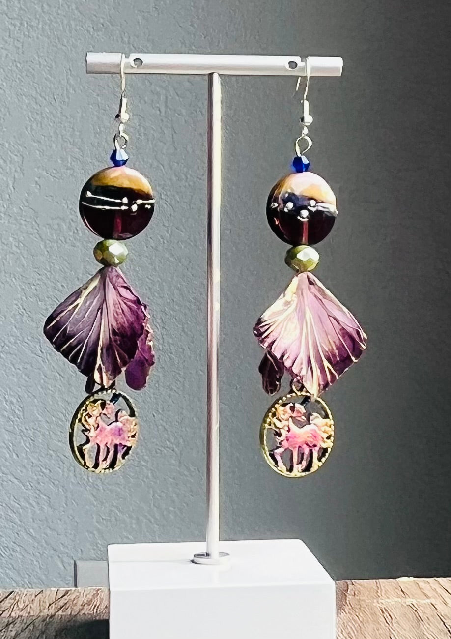 Enchanted Autumn Unicorns Ear Art