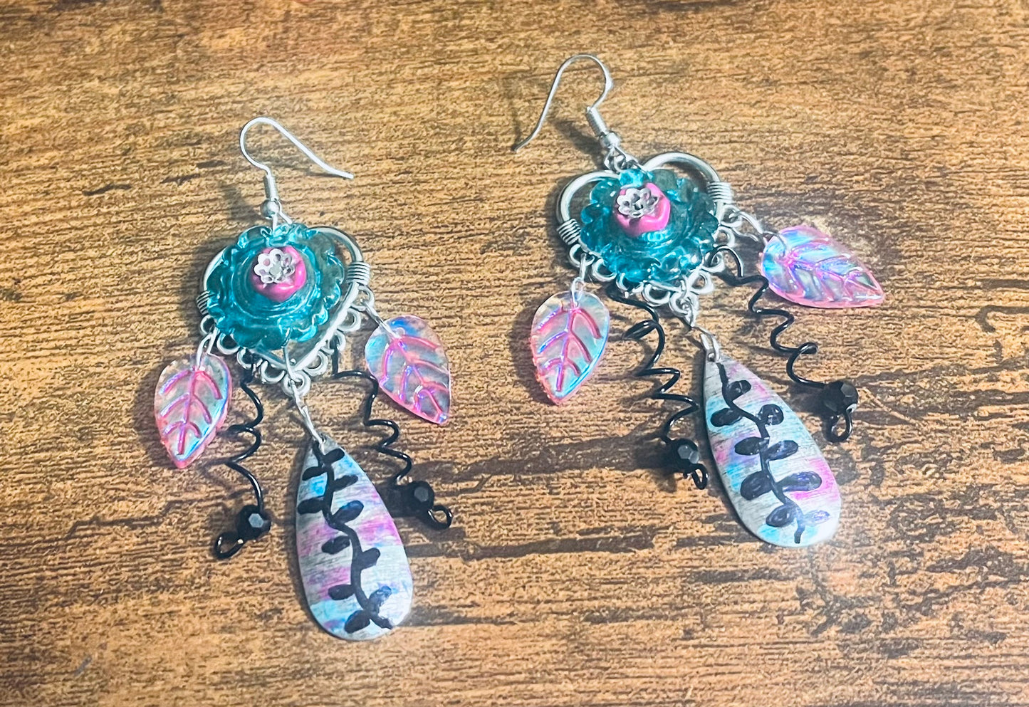 Floral Dream Catchers Ear Art