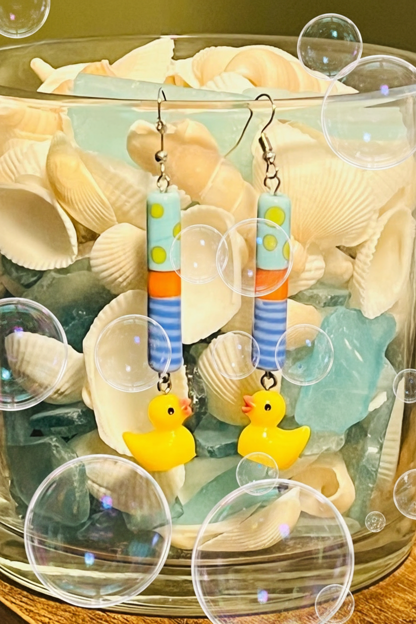 HAPPY DUCKING NEW YEAR Ear Art