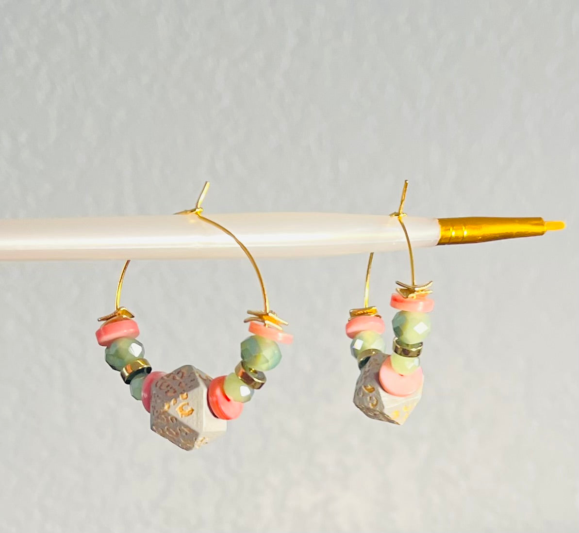 Stay Wild Hoop Earrings in Gold-Tone