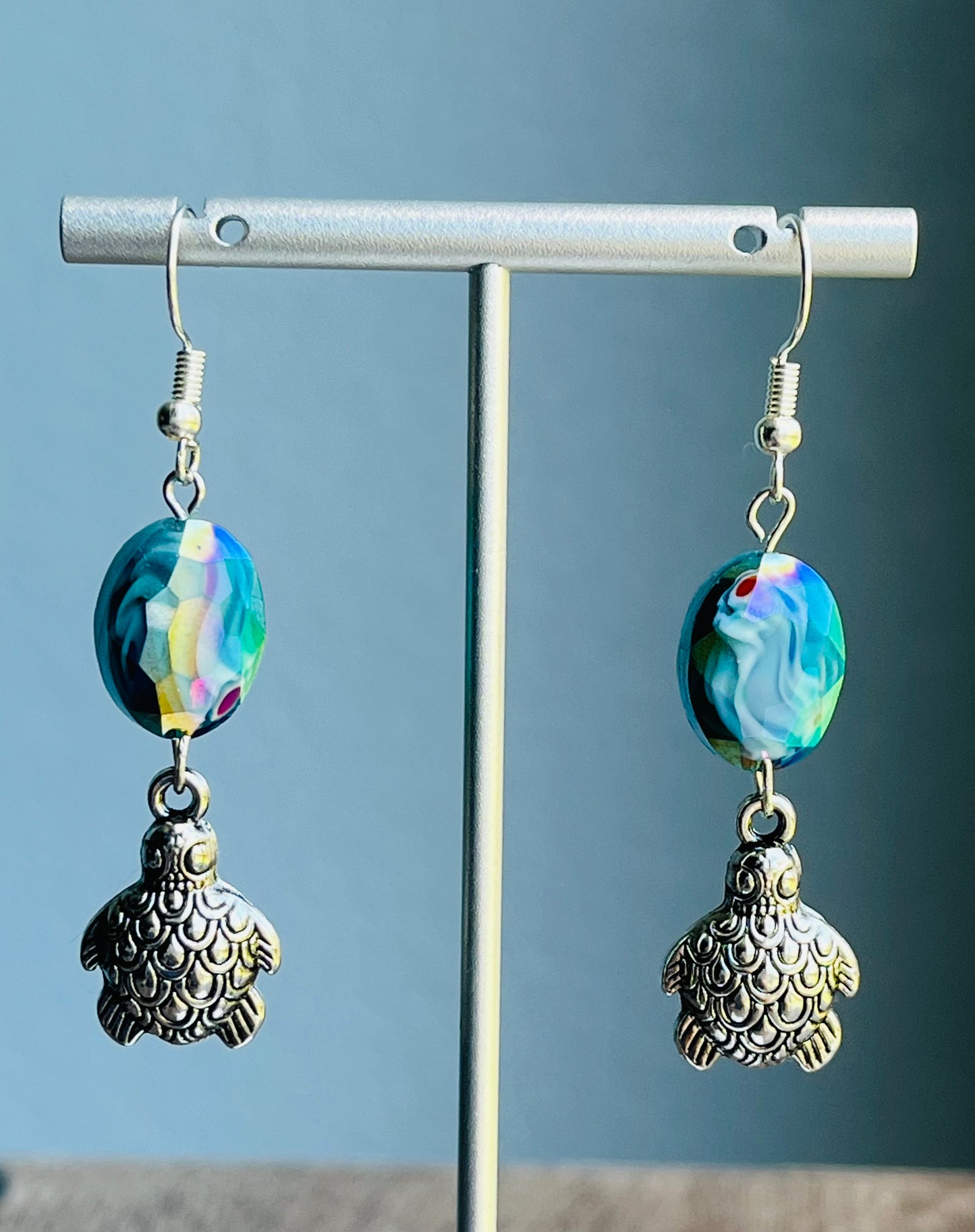 Ocean Sea Turtle Ear Art
