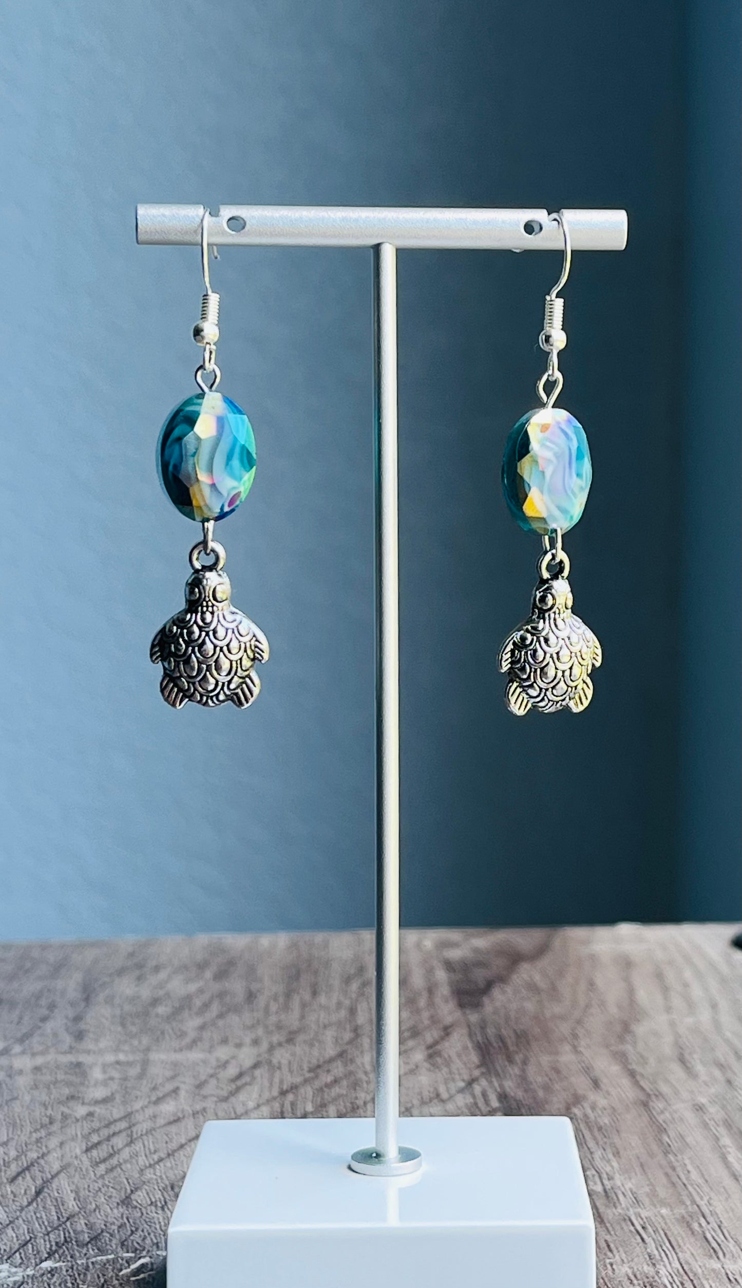 Ocean Sea Turtle Ear Art