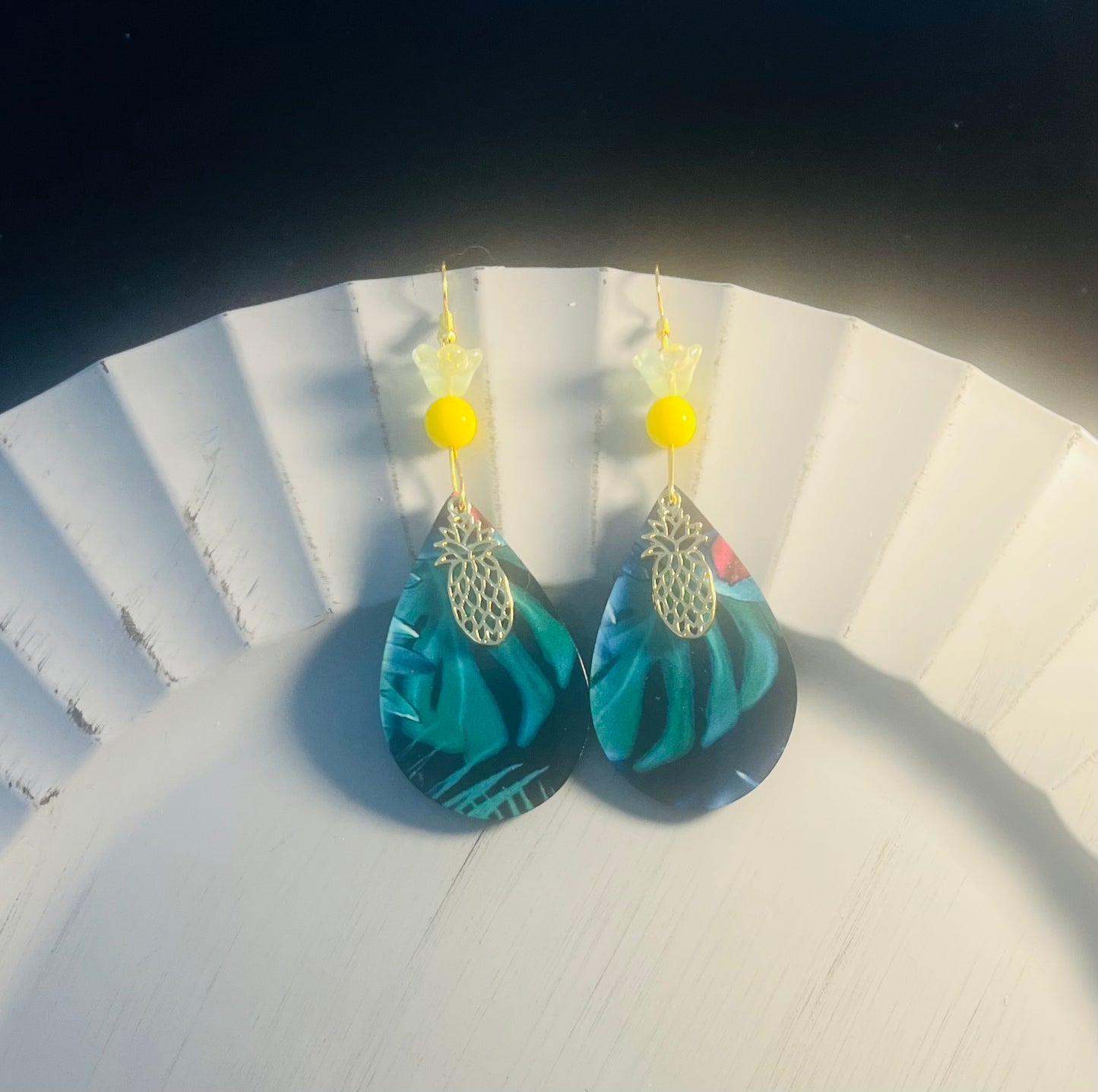 Tropical Pinapple Earrings