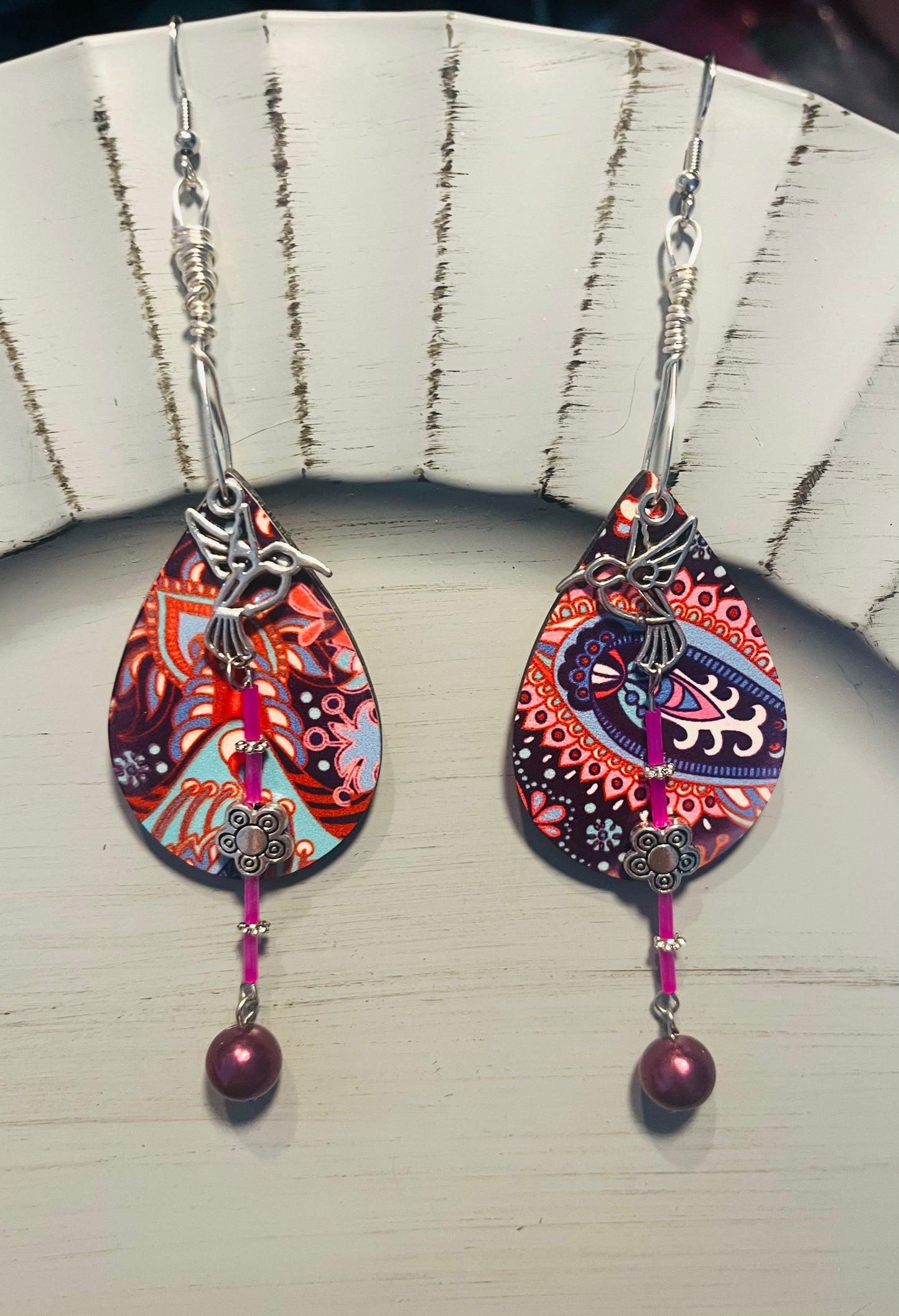 Hummingbird Dangle Earrings