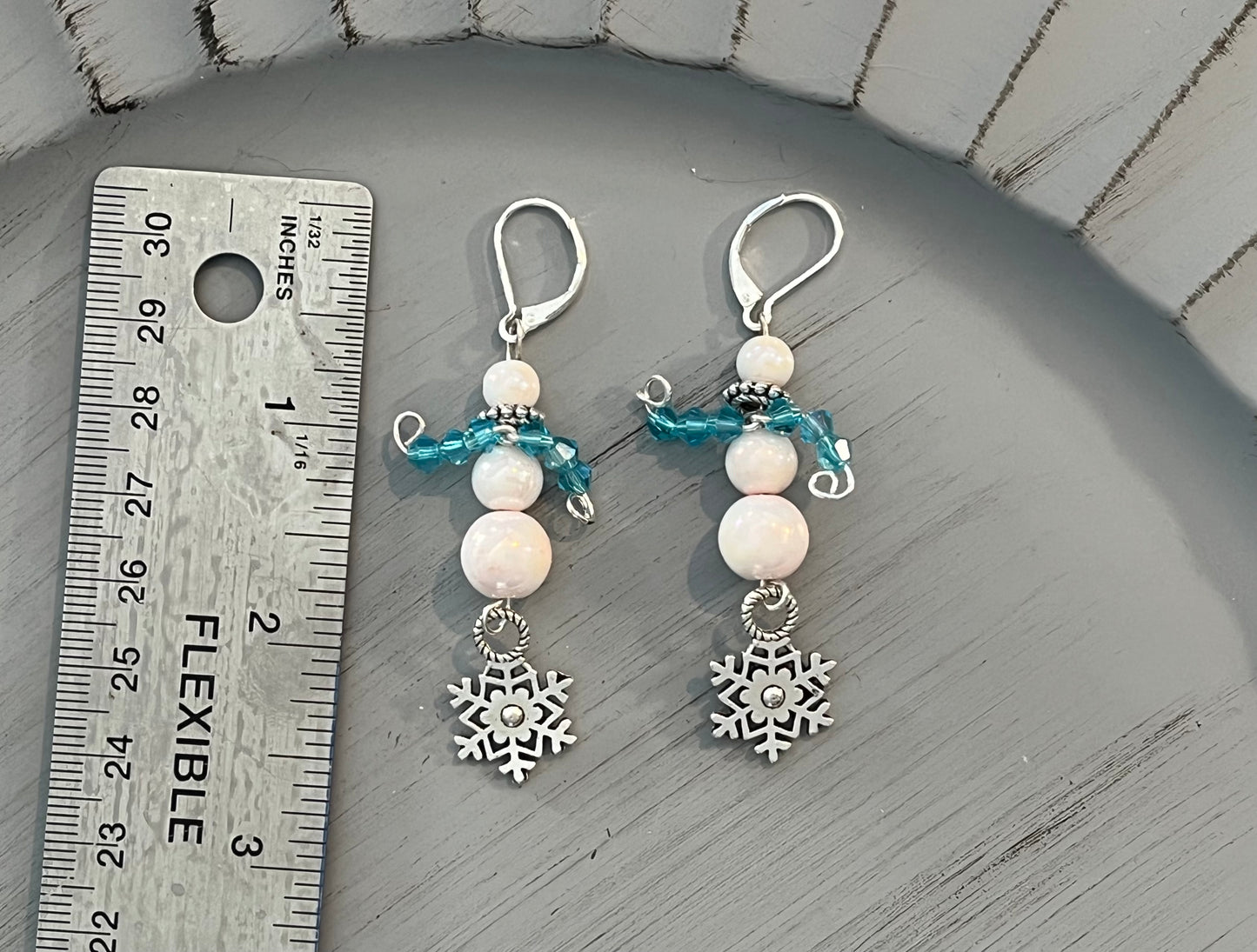Let it Snow Snowman Earrings