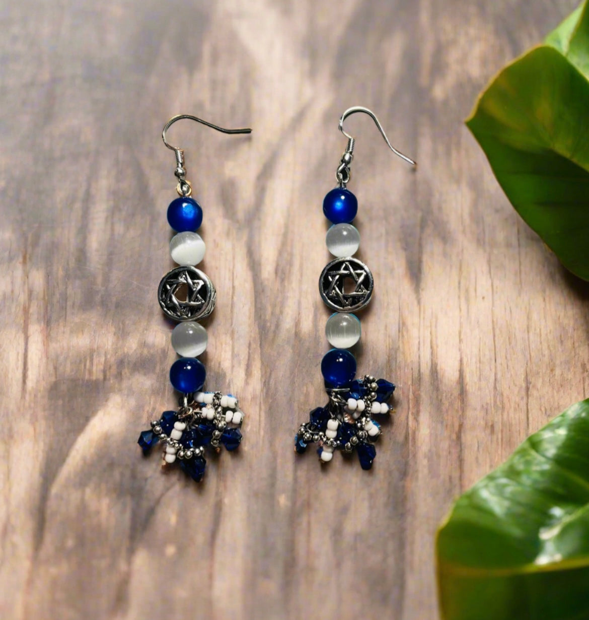 Support Israel Dangle Earrings