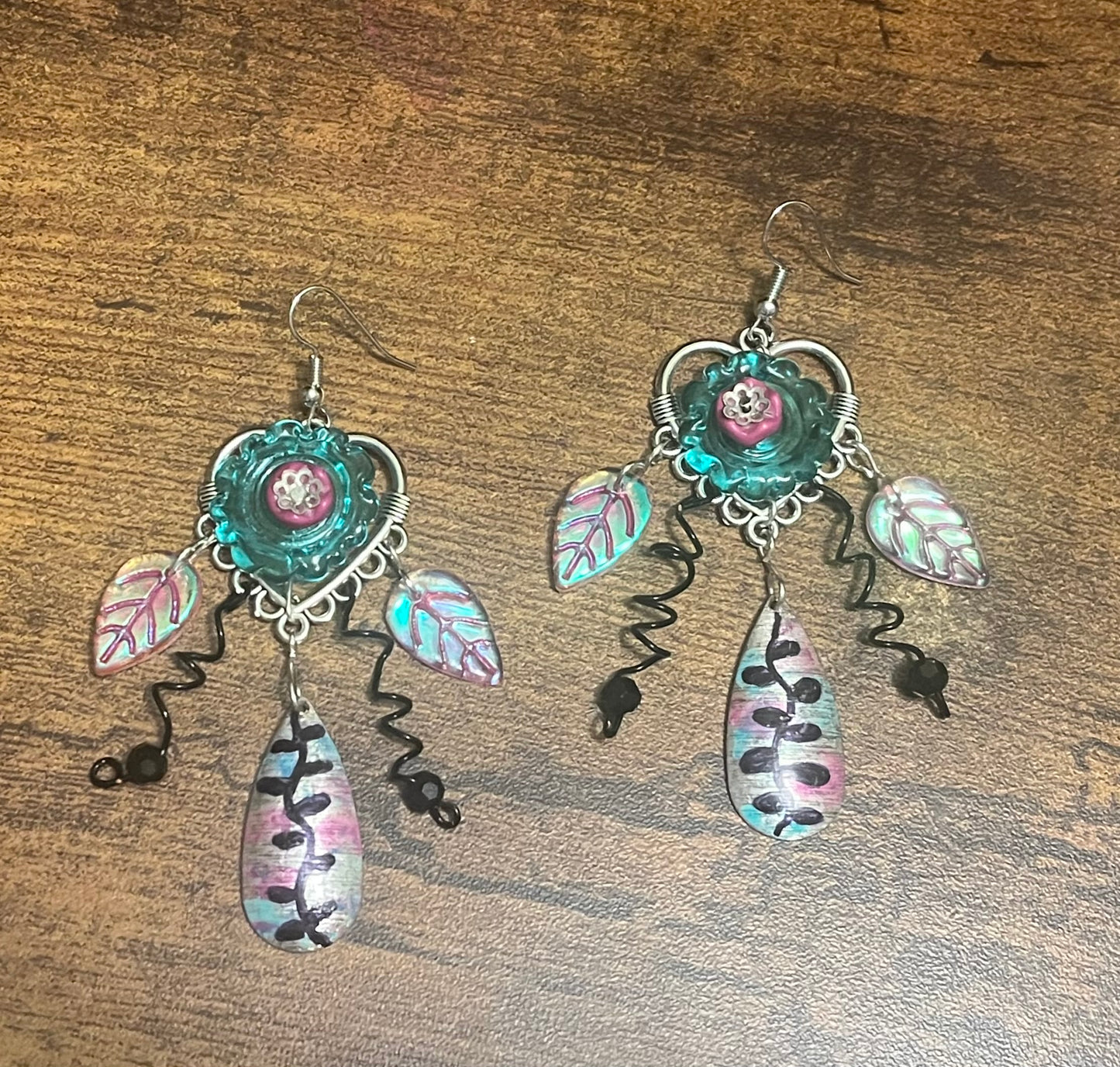 Floral Dream Catchers Ear Art