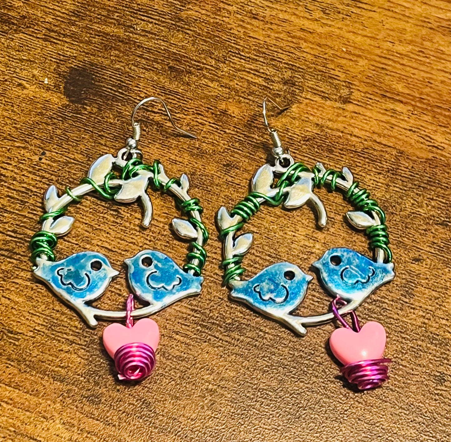 Love Birds Ear Art
