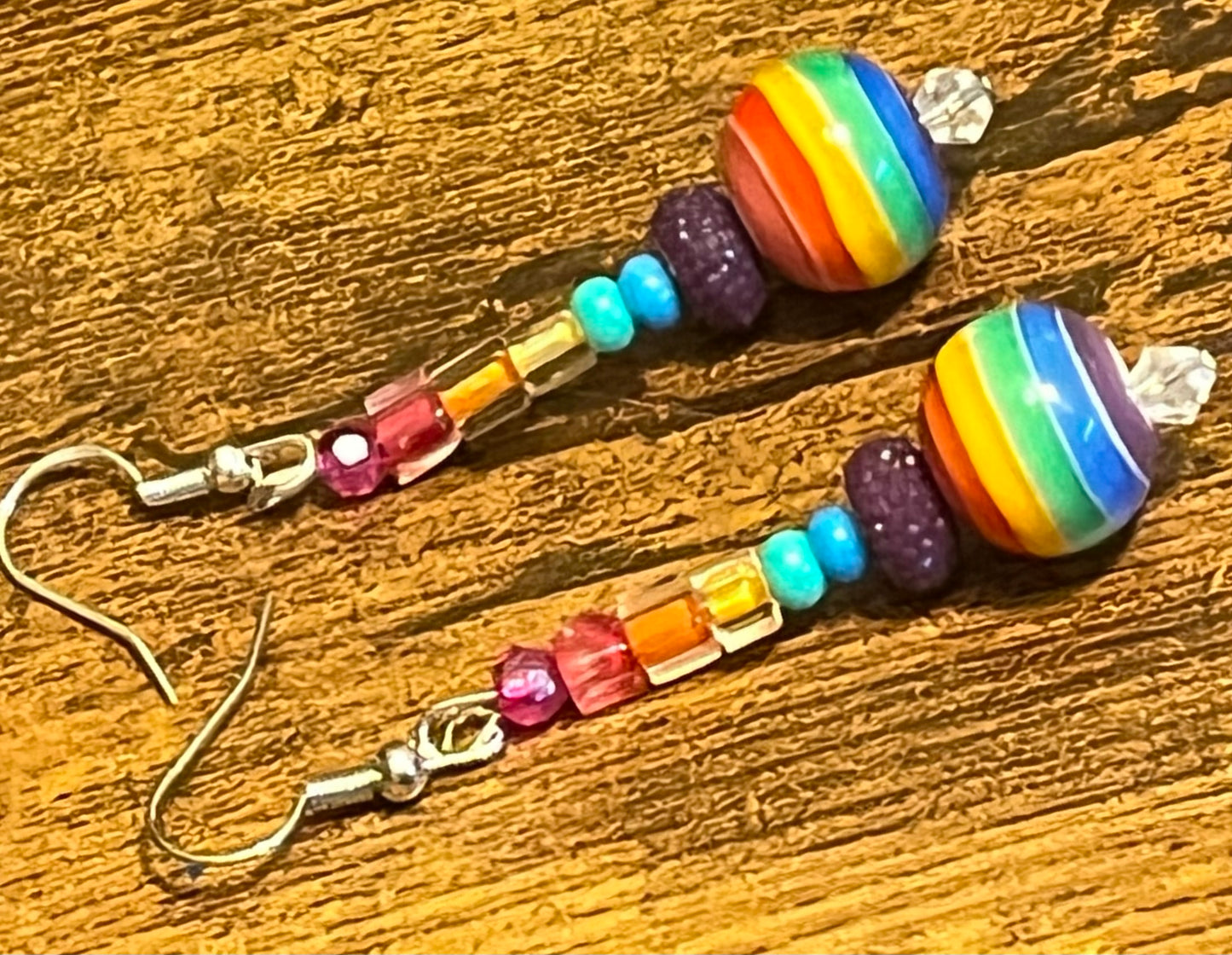 Funky Little Rainbows Ear Art