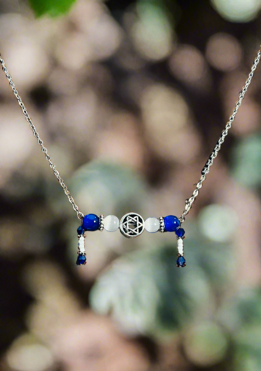 Support Israel Necklace and Earrings Set