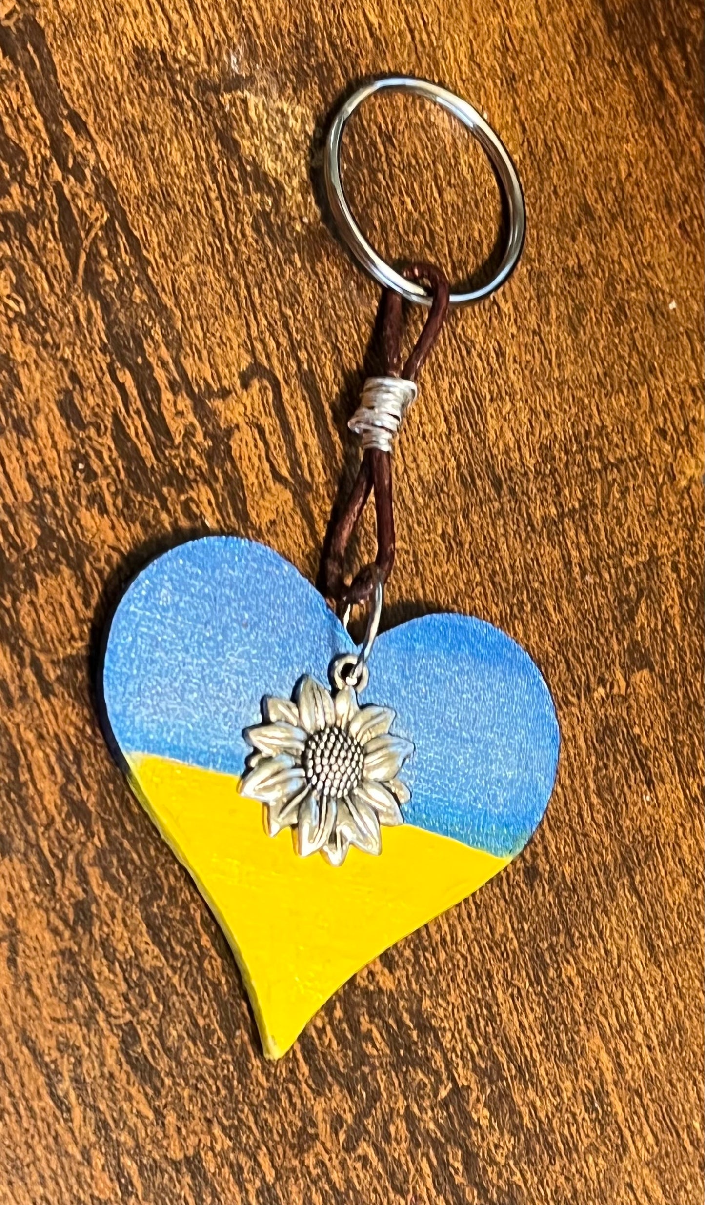Support Ukraine Keychain for a cause Purse Dangle Art