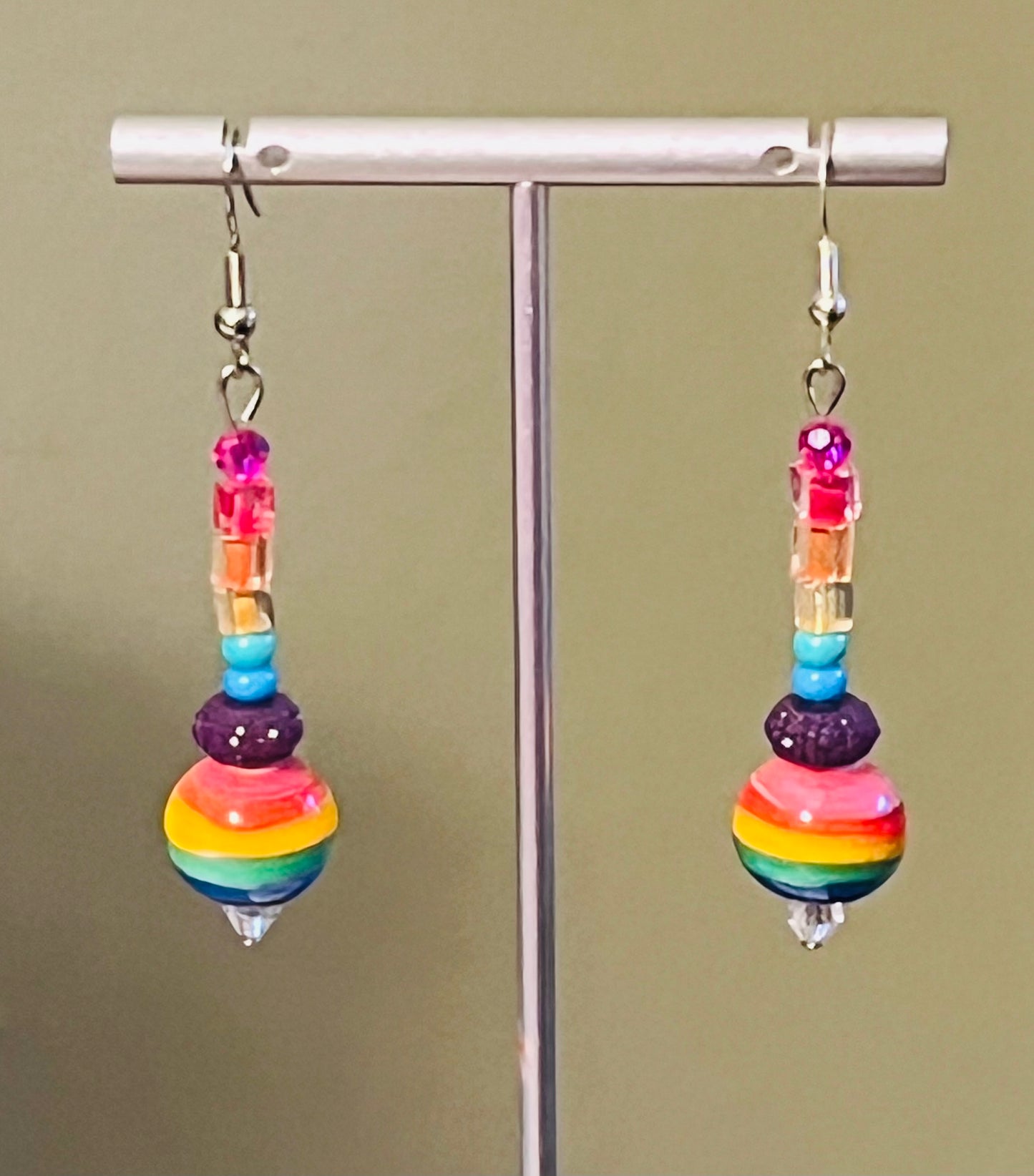 Funky Little Rainbows Ear Art