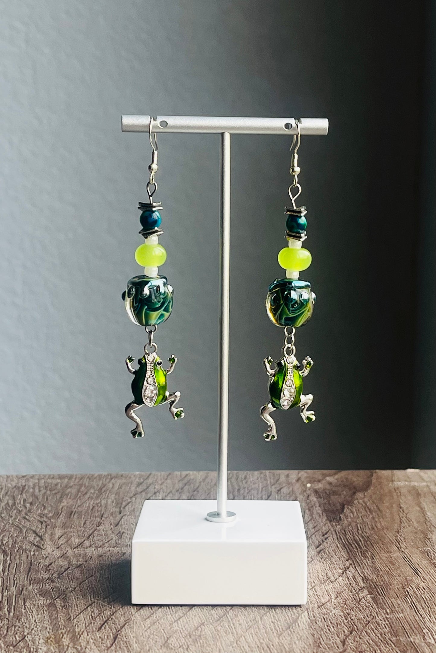 Hop to it Frog Earrings