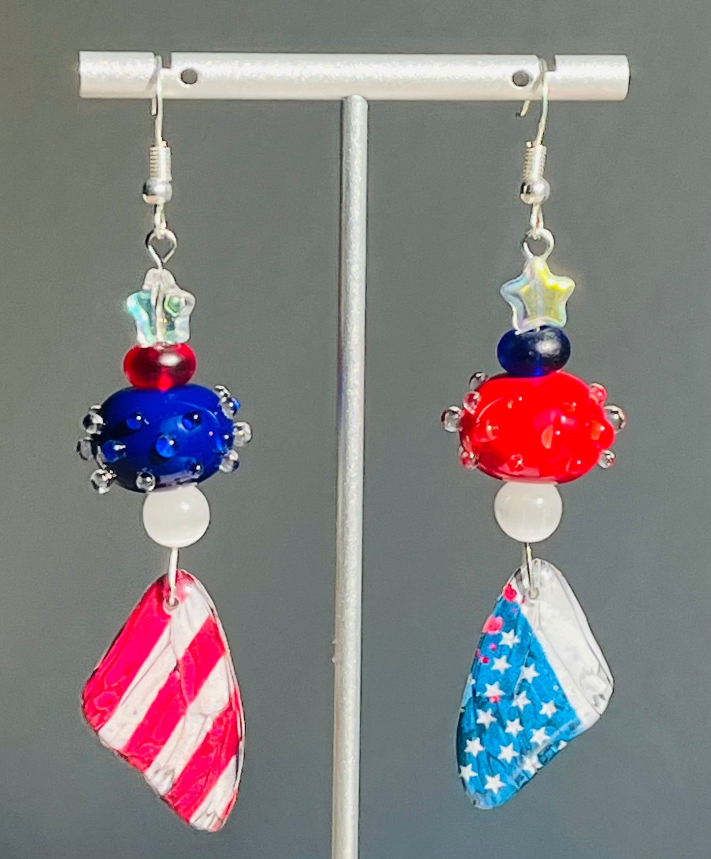 Patriotic Wings Ear Art