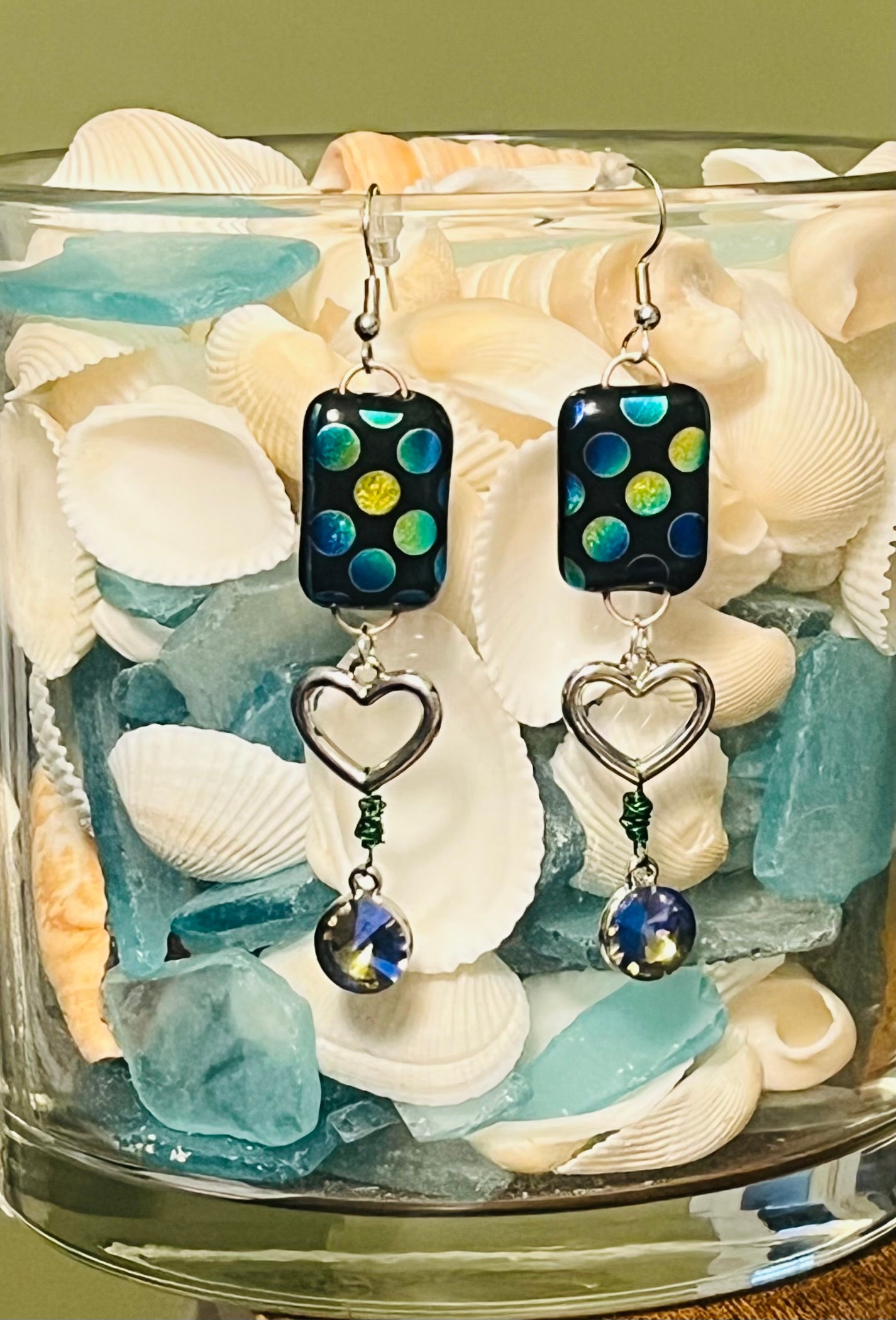 Bestill my polkadot heart Ear Art