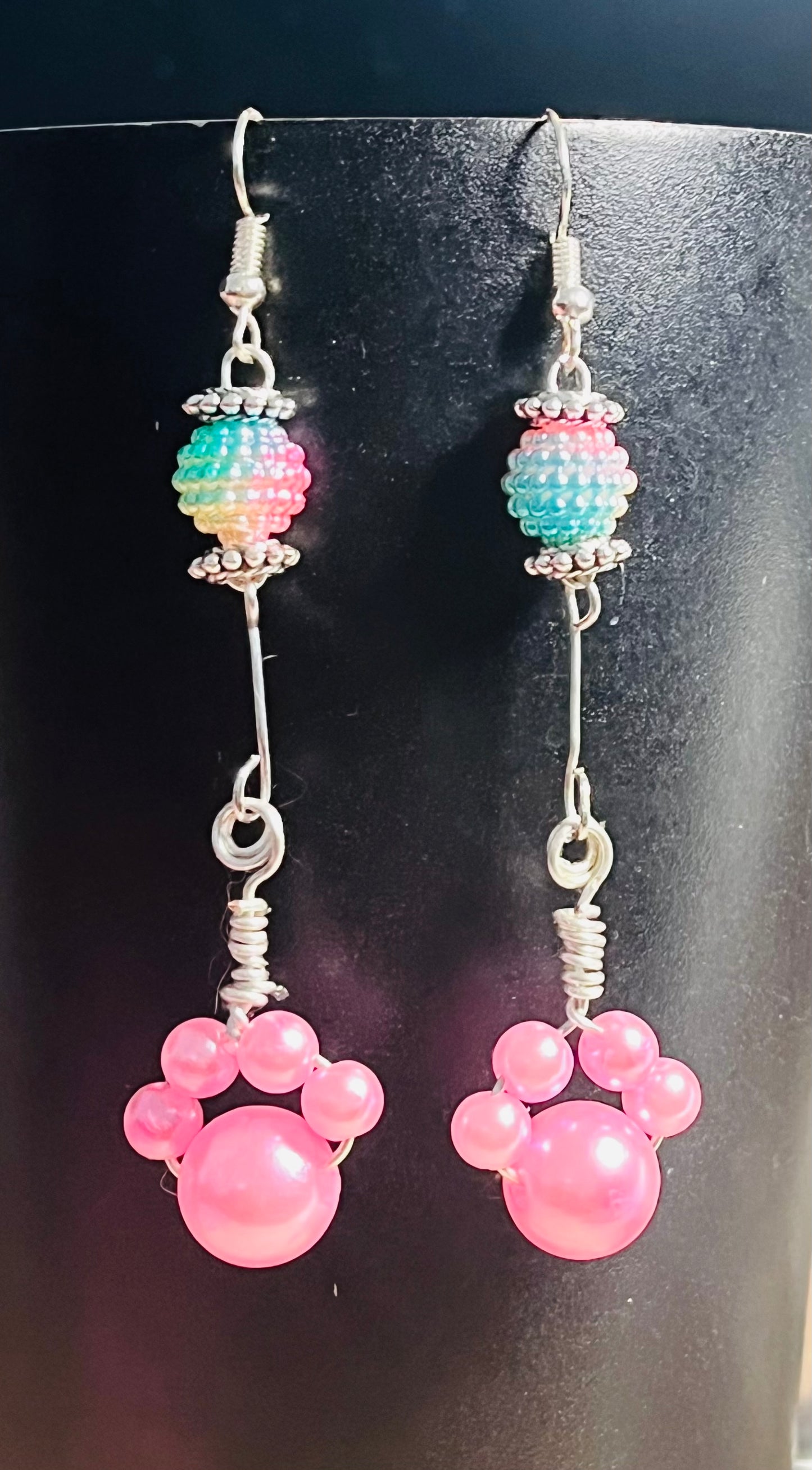 Fur Baby Pink Paws / Toe Beans Earrings