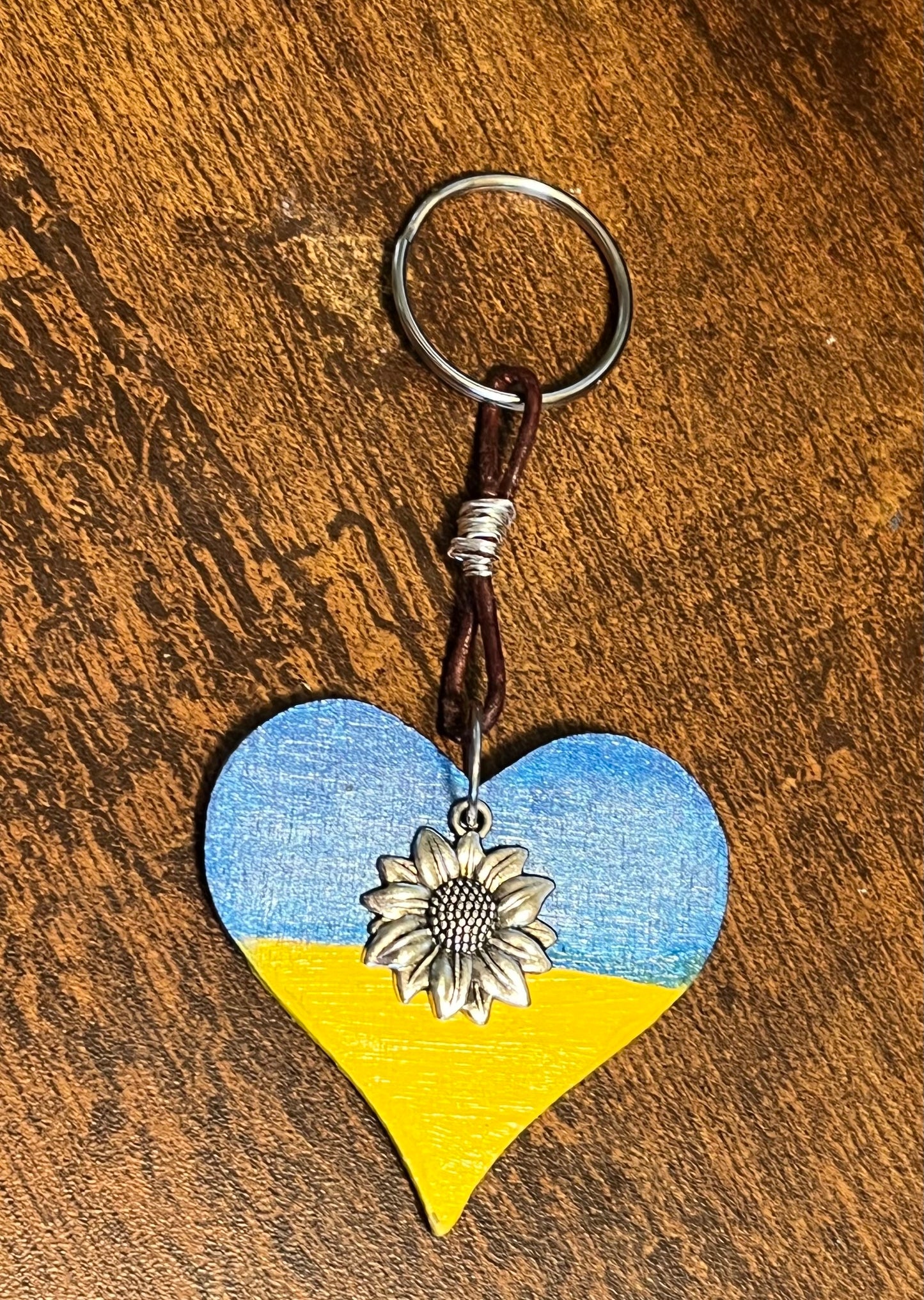 Support Ukraine Keychain for a cause Purse Dangle Art