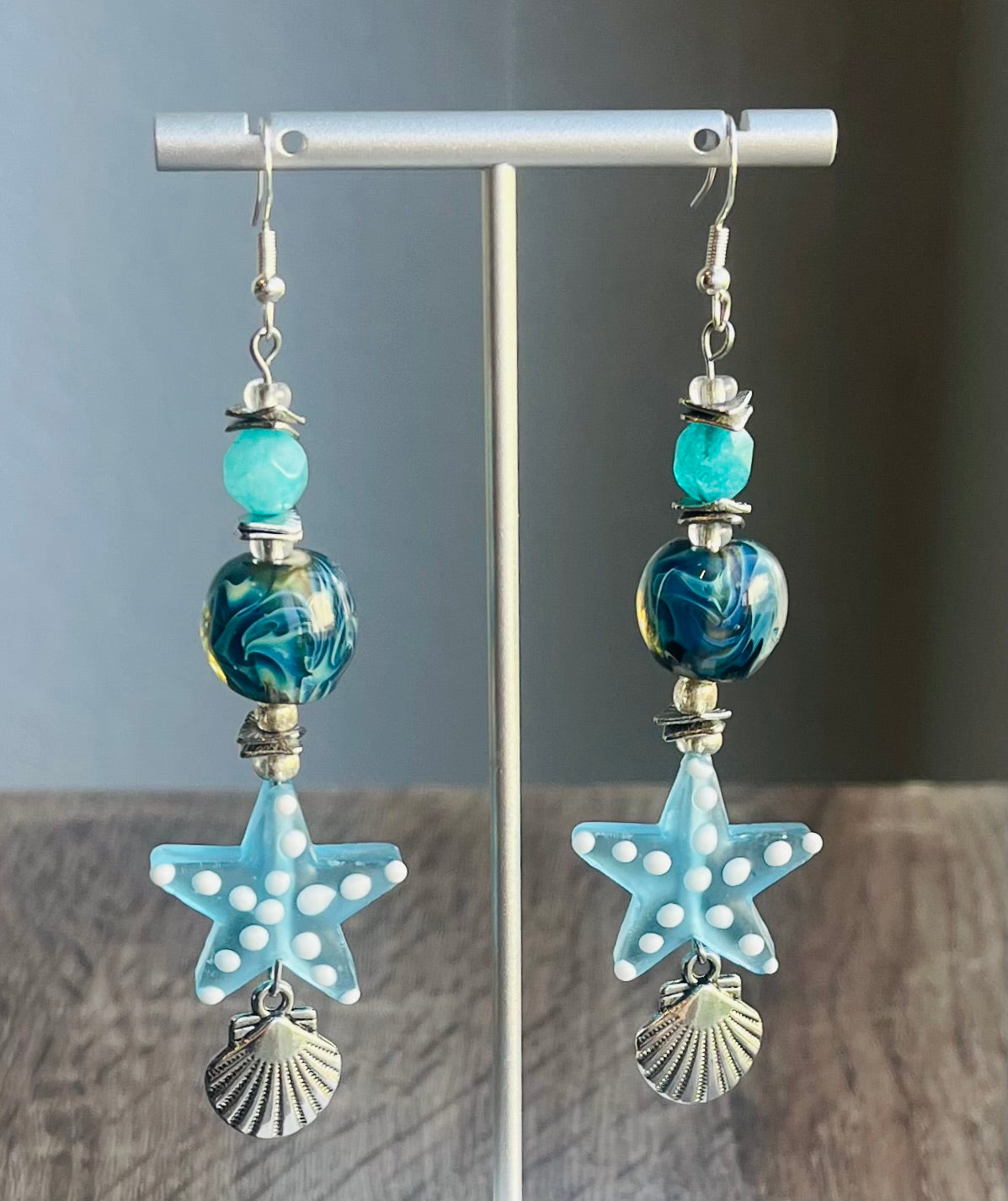 Starfish Shell Ear Art