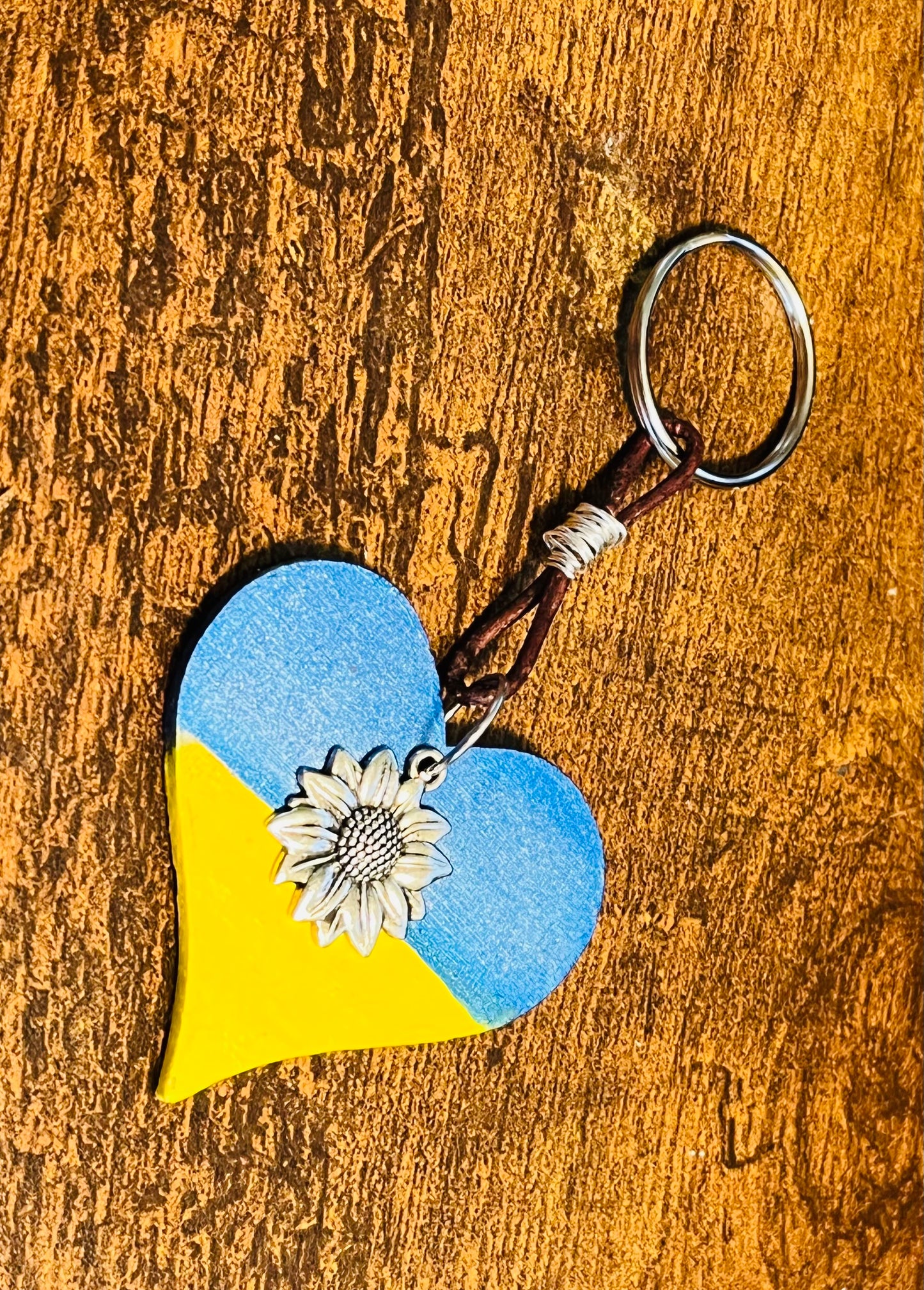 Support Ukraine Keychain for a cause Purse Dangle Art
