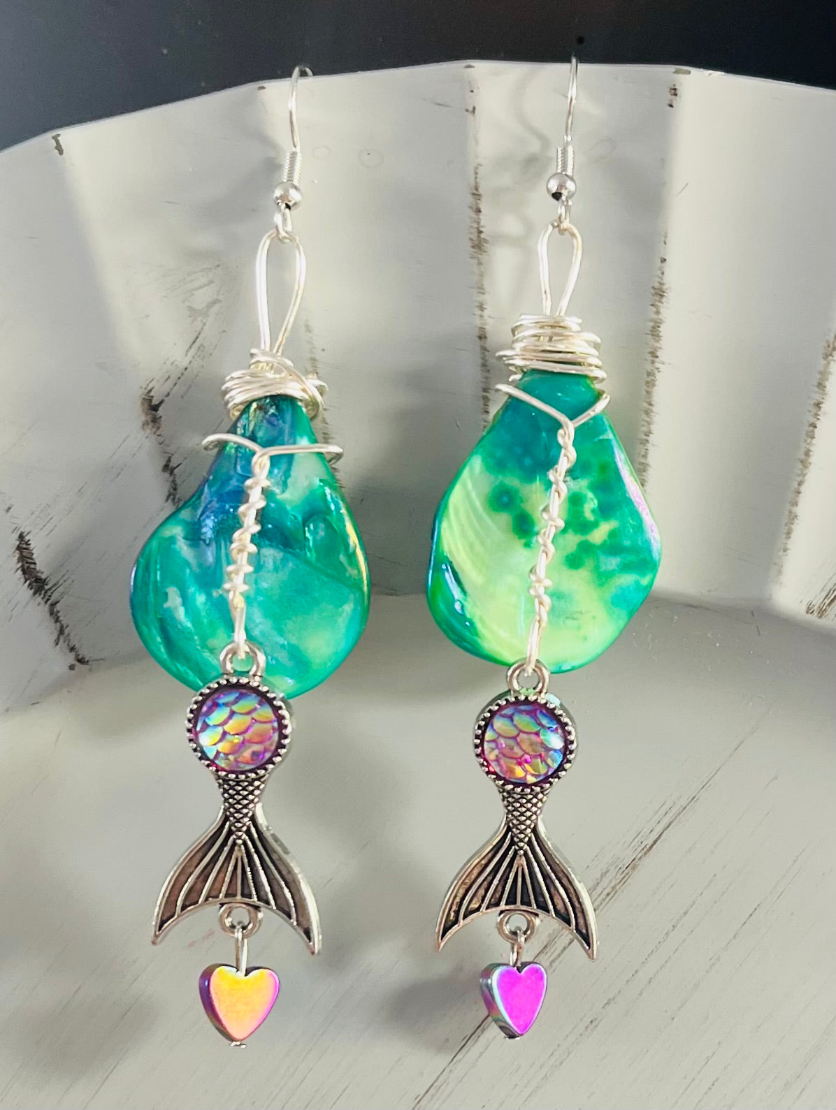 Shell Mermaid Tail Ear Art