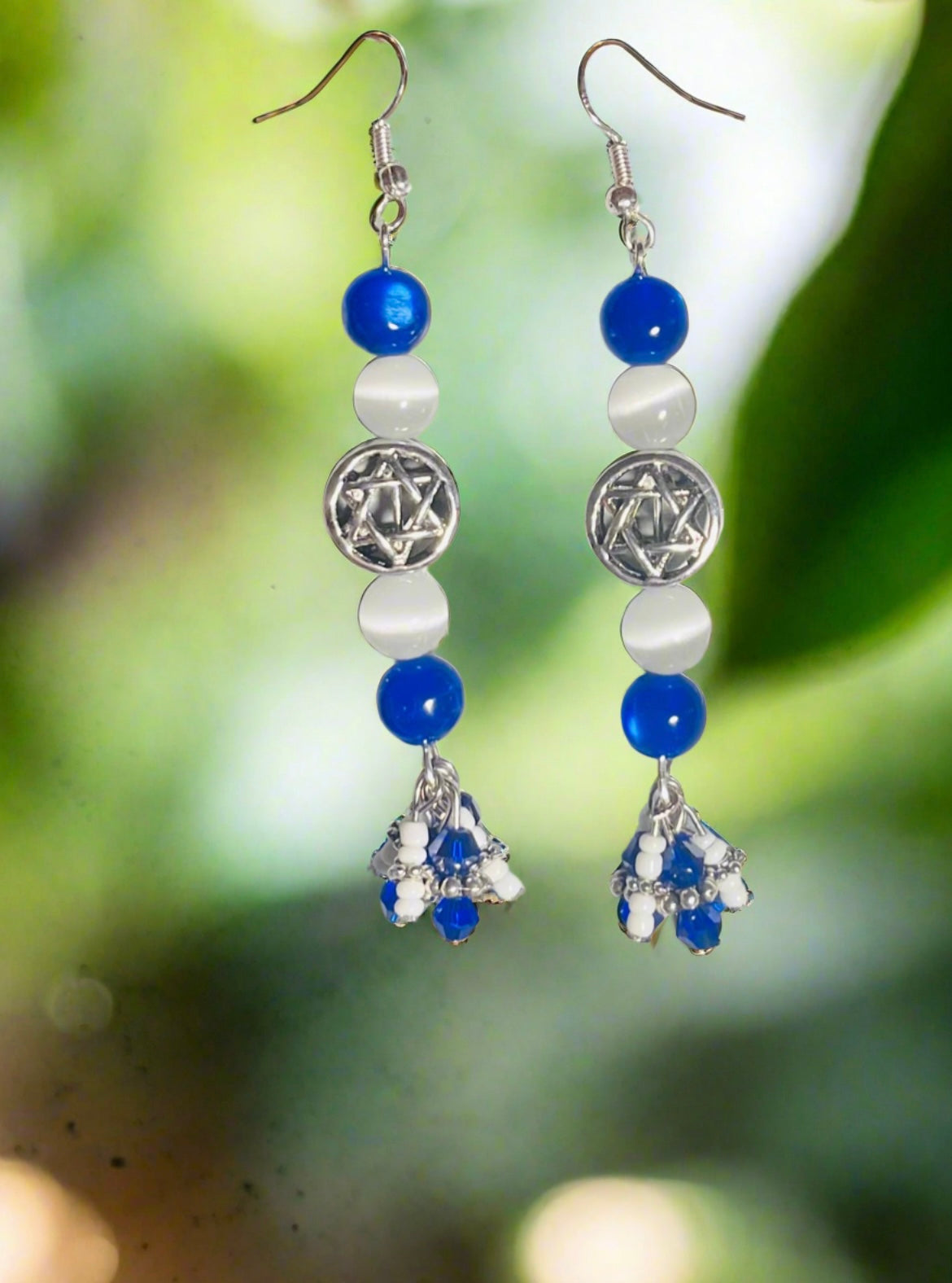 Support Israel Dangle Earrings