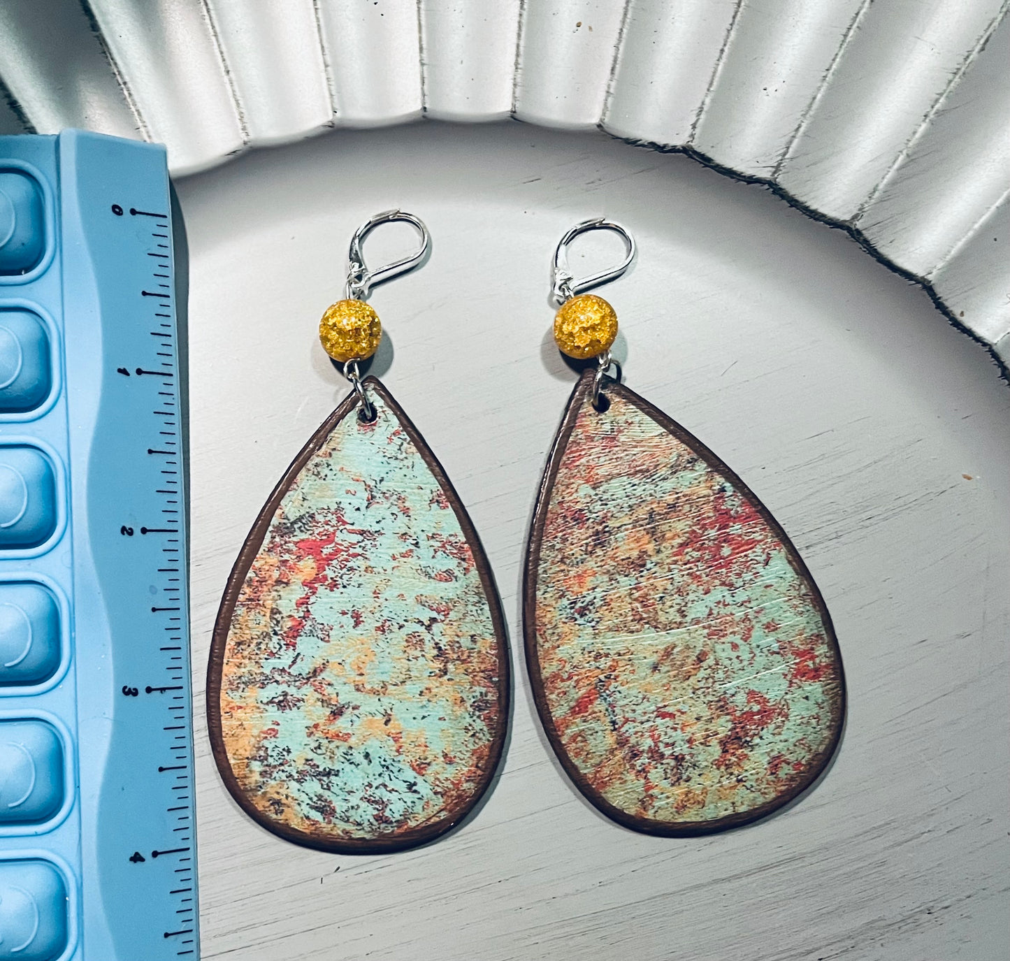 Reversible Sunflower Earrings