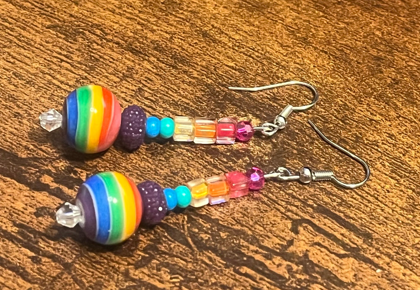 Funky Little Rainbows Ear Art
