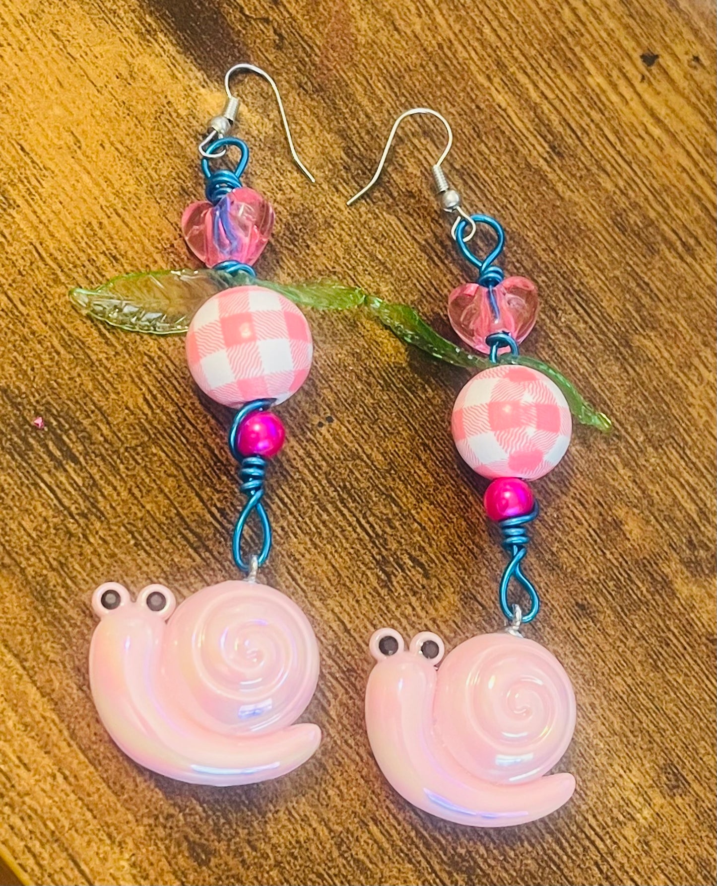 Whimsical Snails Ear Art
