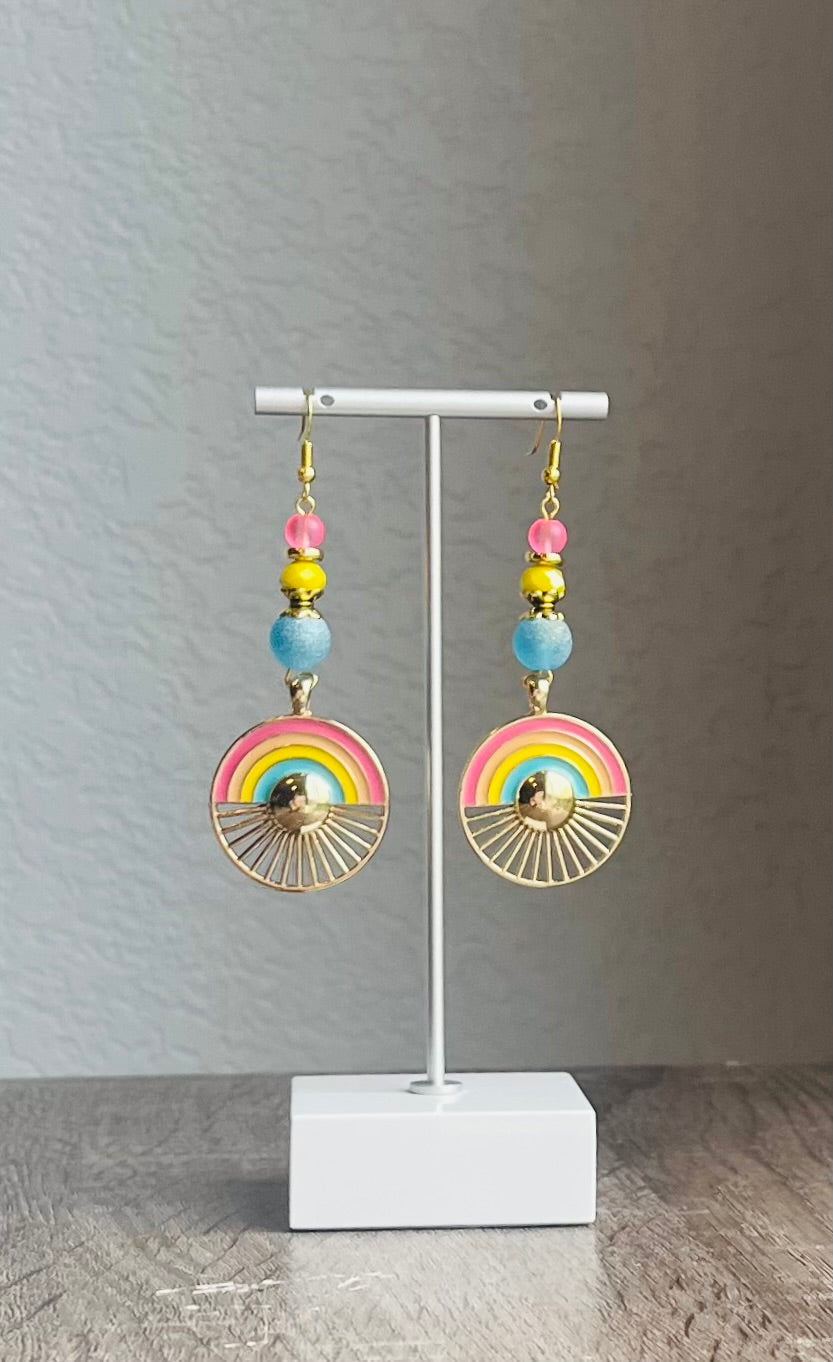 Rainbow Sun Earrings