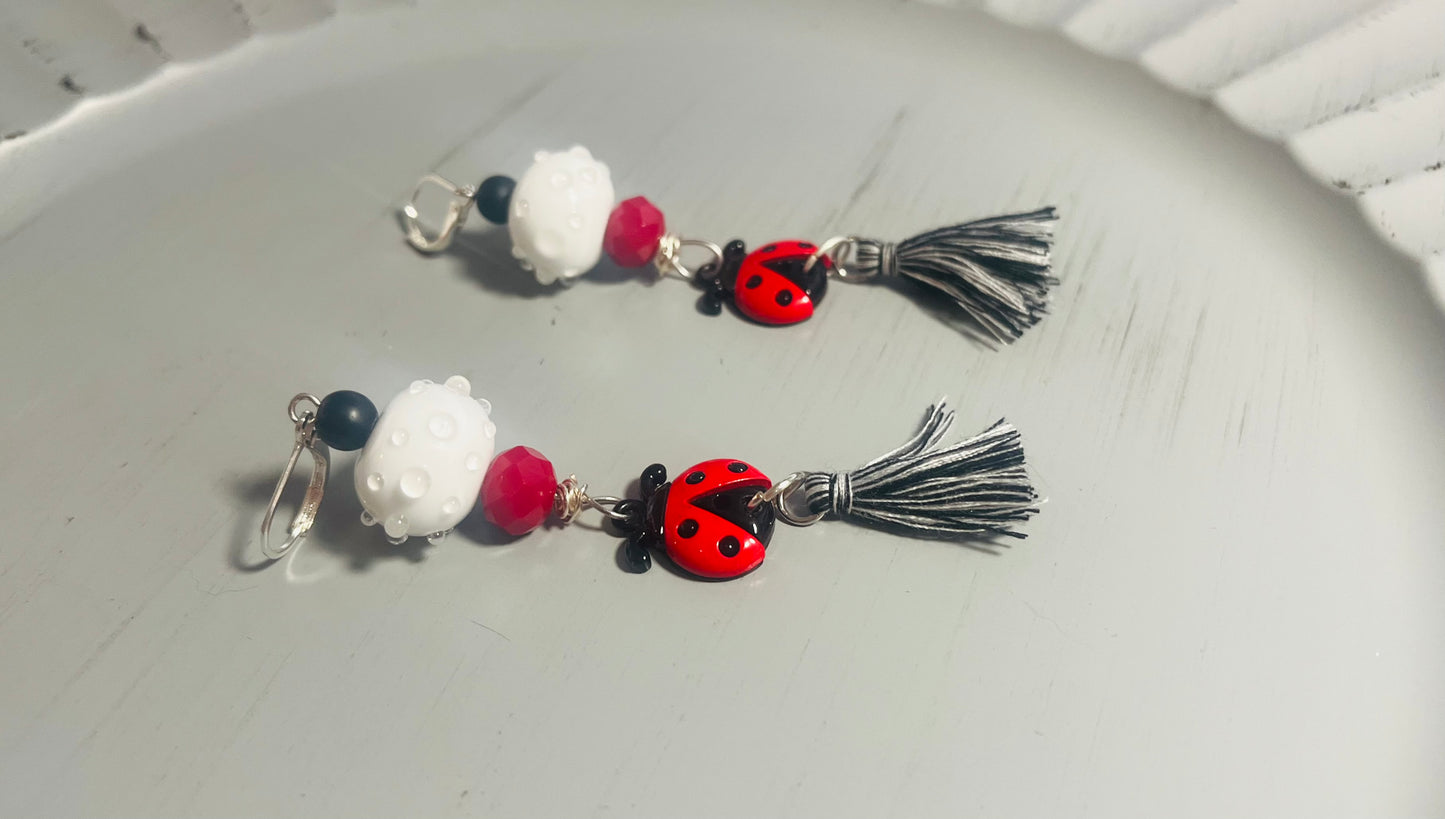 Magical Ladybug Ear Art