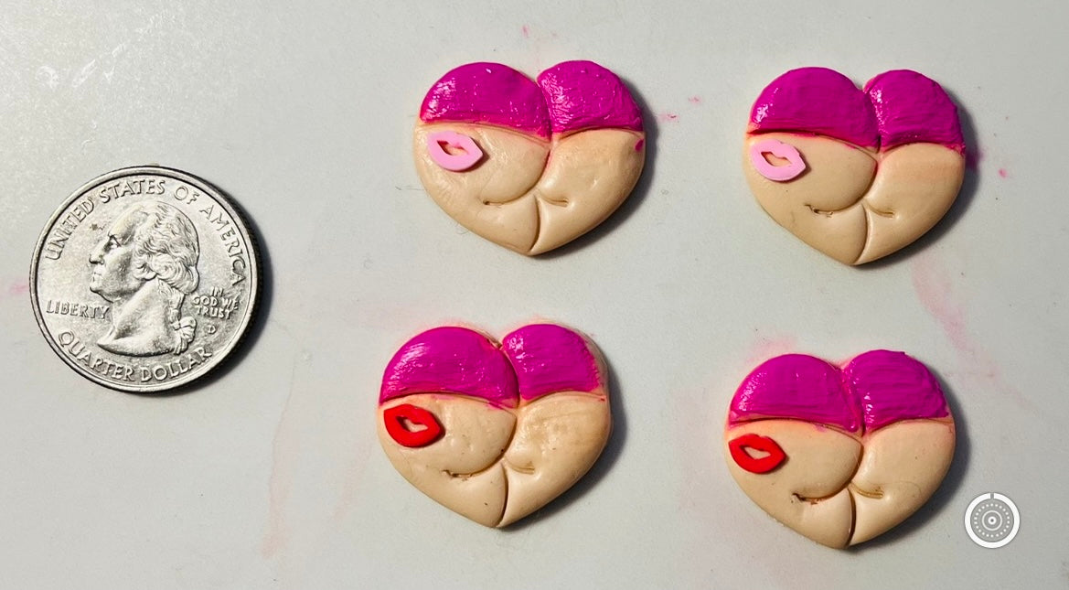 Cheeky Heart Ear Art