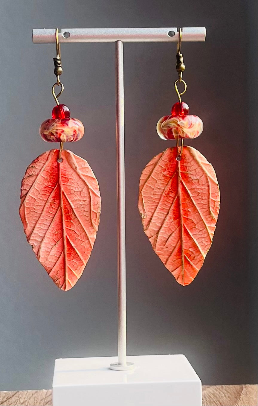 Cherry on Top Leaf Ear Art