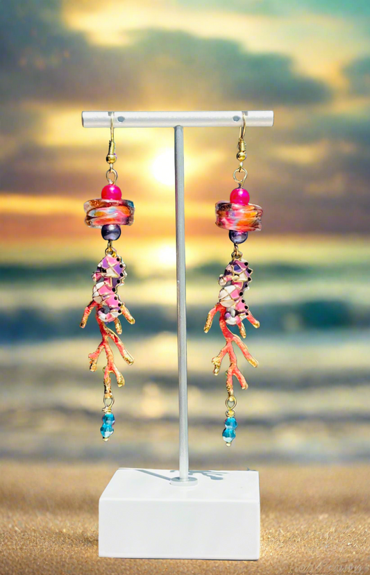 Seahorse at the Reef Ear Art