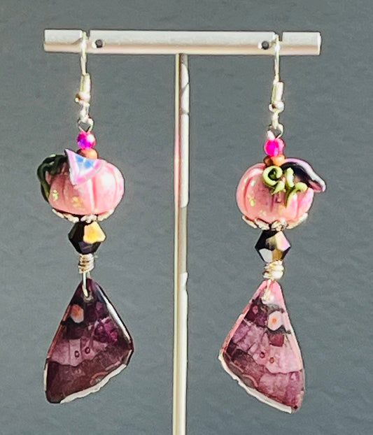 Pink Fairy Pumpkins Ear Art