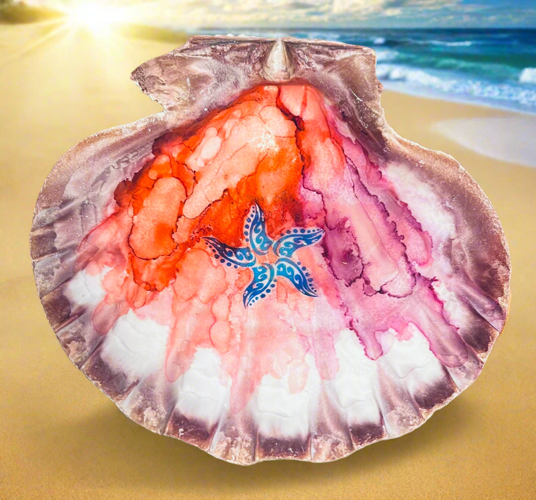 Starfish Shell Art