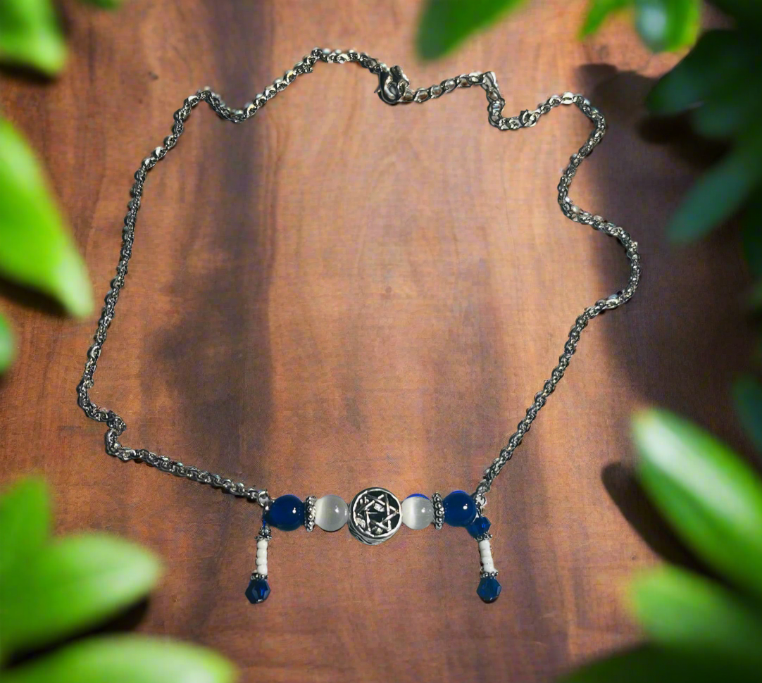 Support Israel Necklace and Earrings Set