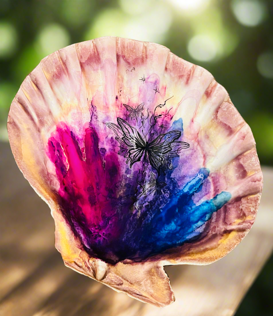 Butterfly Shell Art 2
