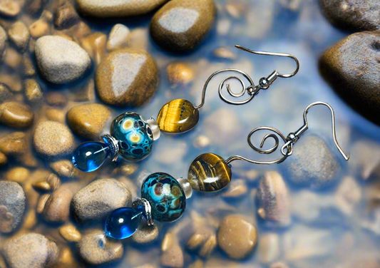 Babbling Brook Ear Art