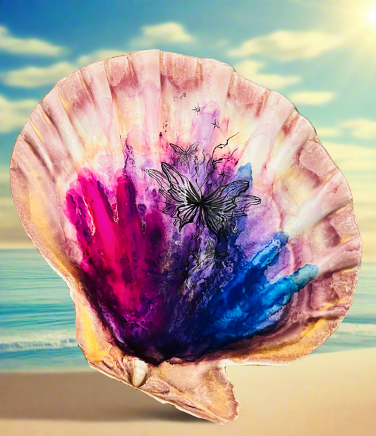 Butterfly Shell Art 2