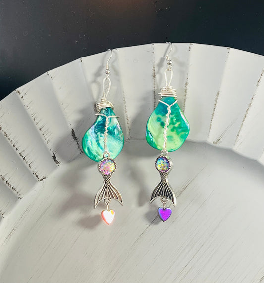 Shell Mermaid Tail Ear Art