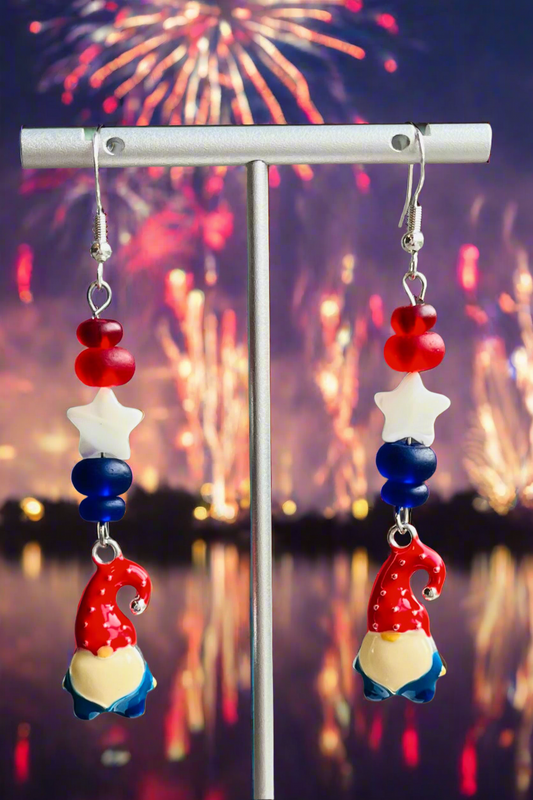 Patriotic Gnome Ear Art