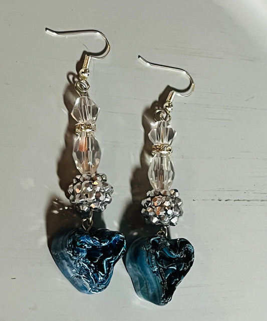 Denim and Diamonds Ear Art