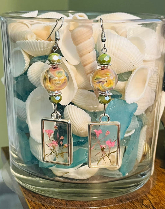 Pink Petal Ear Art