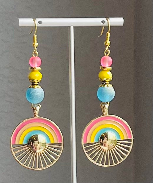 Rainbow Sun Earrings