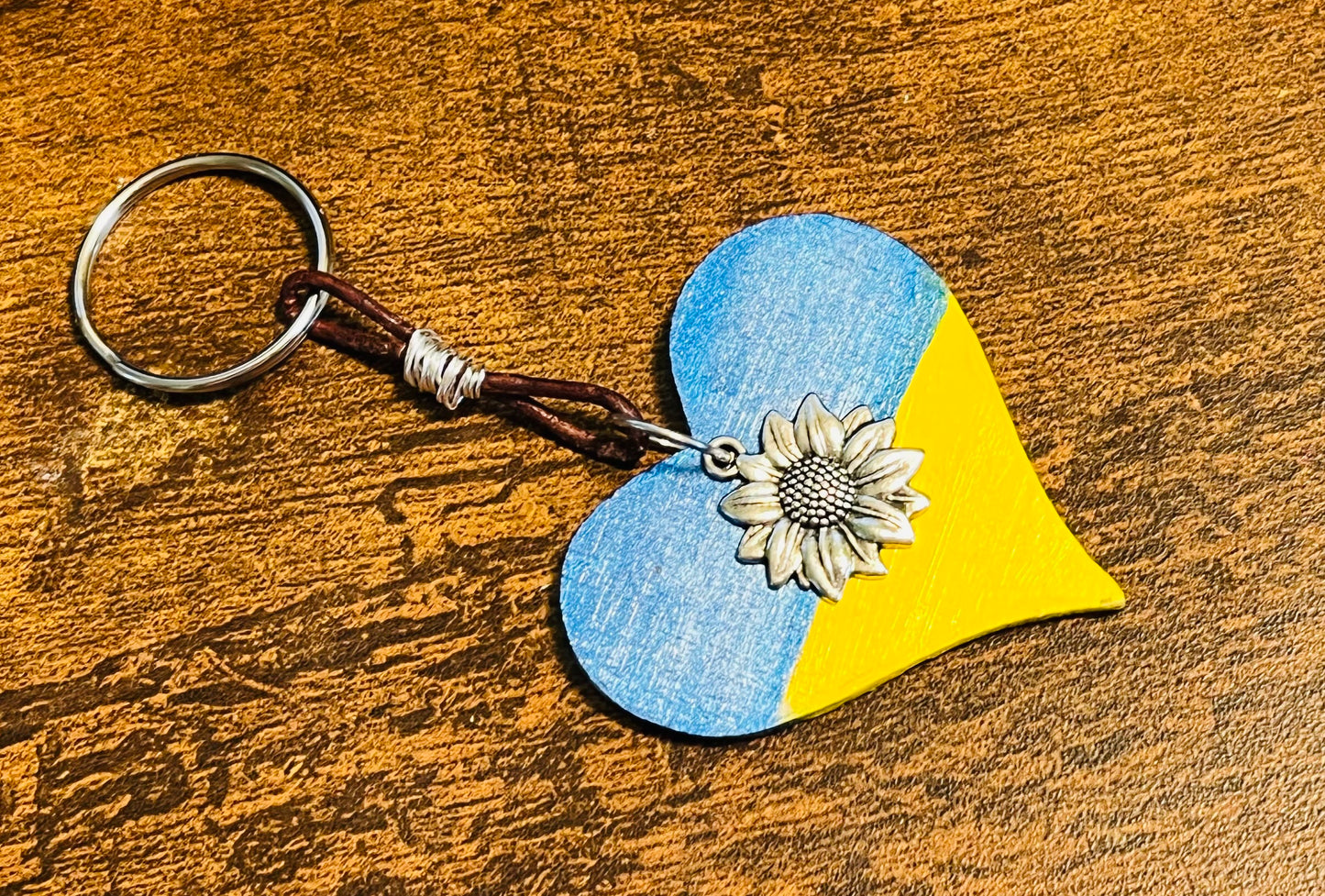 Support Ukraine Keychain for a cause Purse Dangle Art