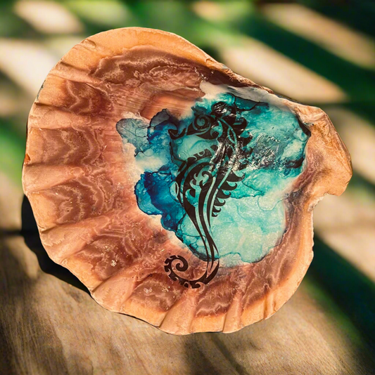 SeaHorse Shell Art 2