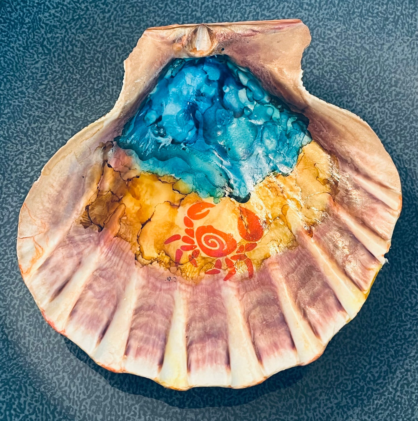 Gettin’ Crabby Shell Art